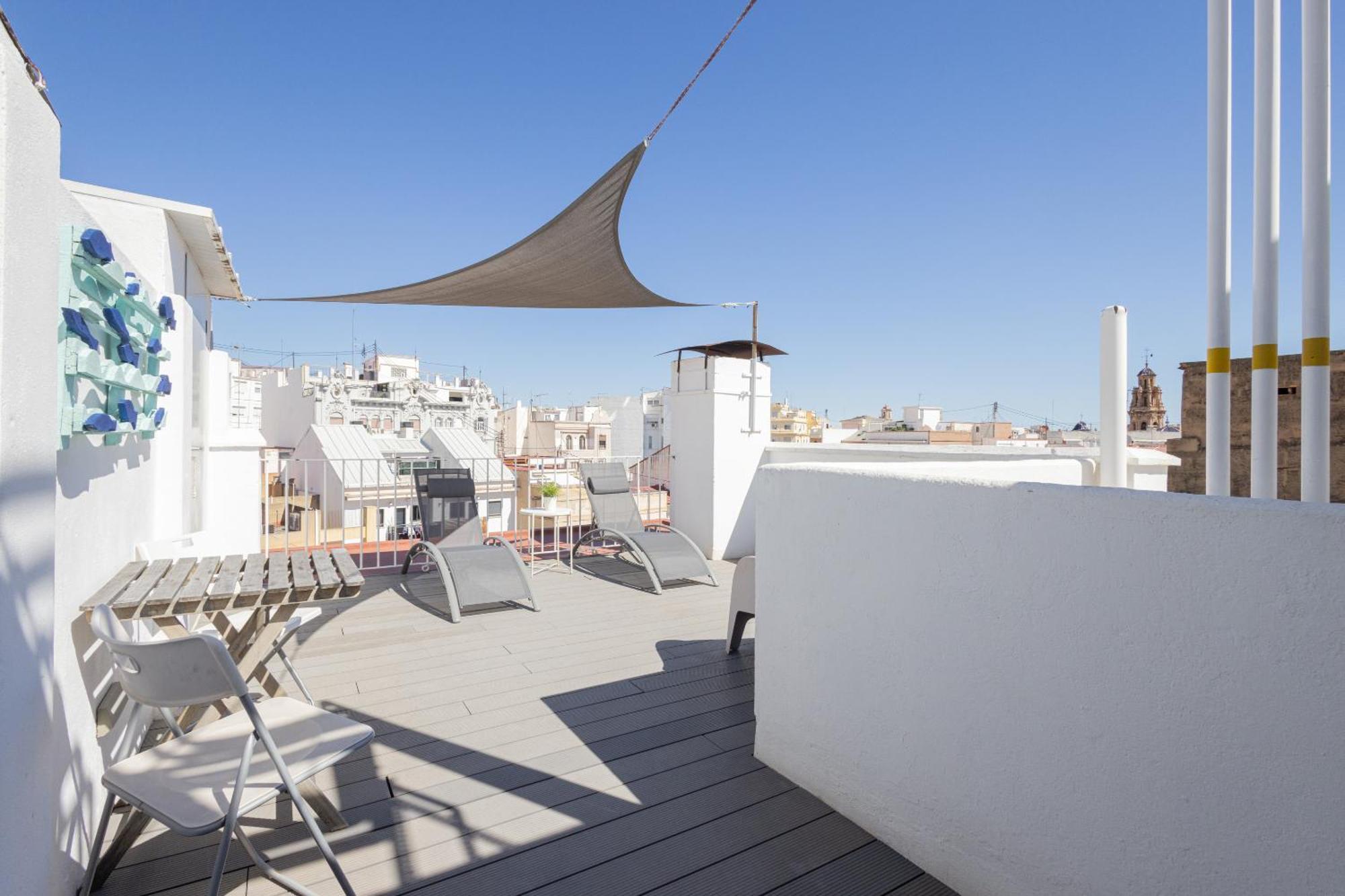 Florit Flats - Atico Oasis De Ruzafa Apartment Валенсия Екстериор снимка